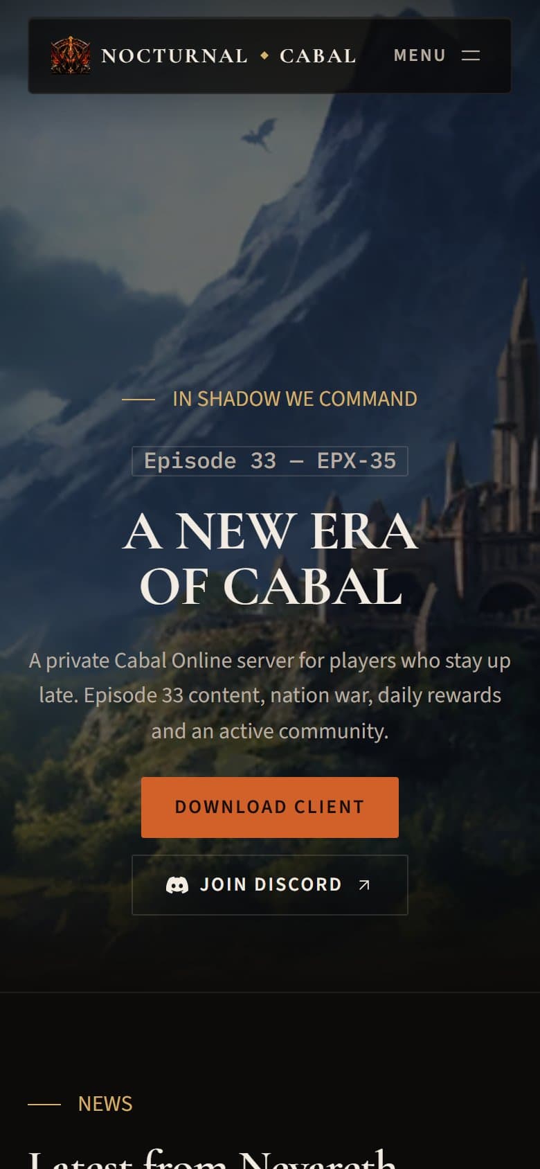 Nocturnal Cabal on a phone